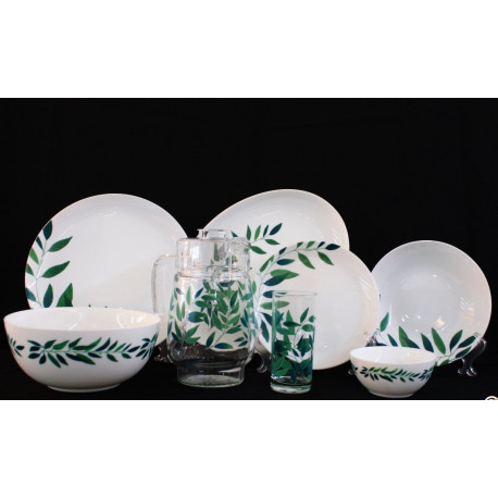 Сервиз столовый 46 предметов Luminarc Diwali Leaves Delight Q2458