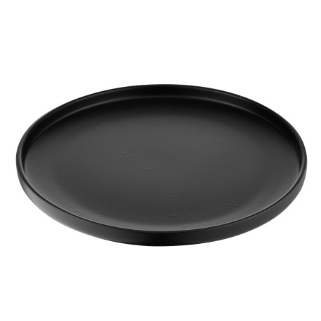 Тарілка обідня Ardesto Trento, 26,5 см, чорна, кер