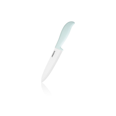 Нож керамический поварской Ardesto Fresh 15 см, голубой тифани, керамика/пластик
