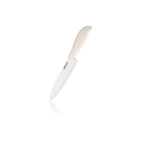 Нож керамический поварской Ardesto Fresh 15 см, белый, керамика/пластик