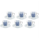 Сервиз чайный 12 предметов Luminarc Pamina White Q9226
