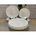Сервиз столовый 18 предметов Luminarc Louis XV White V2940
