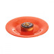 Lum.Poppy Mandarine.Тарілка десертна кругла 19,5см