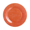 Тарелка обеденная 25см Luminarc Poppy Mandarine V0107