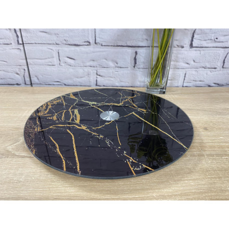 Тортовница поворотная 30см Viva Marble Black (S3012/2-Z306)