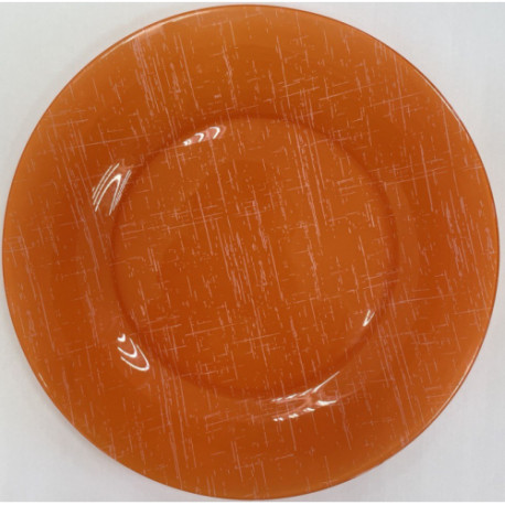 Тарелка обеденная 25см Luminarc Poppy Orange V5421