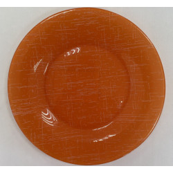 Тарілка десертна 19,6 см Luminarc Poppy Orange V5422