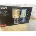 Набор чашек 260мл/4шт Ardesto Shine mix AR2626GM