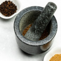 Ступка с пестиком (мрамор) 12*12см KingHoff KH-1679
