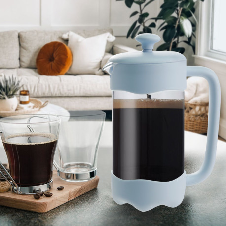 MR-1669-1000 Френч-пресс 1000мл кофе/чай Maestro пластик+стекло, 3 цвета