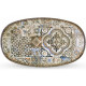 Блюдо поглиблене овальне 20х11см Wilmax Vintage Mosaic Graphics WL-671342 / A