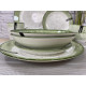 Тарелка суповая 20см бело-зеленый Ardesto Siena AR2920SWG