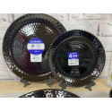 Тарелка обеденная 25 см Luminarc Pampille Black Q4618