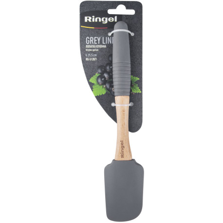 Кух.прилад RINGEL Grey line Лопатка силікон/дерево коса 25.5 см (RG-5128/1)