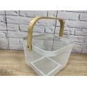 Кошик фруктівниця з ручкою 25х24.5х18см Ardesto Midori AR0901W