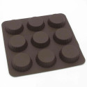 Форма для випічки кексів 9шт/25x25x3см Lessner Chef Choco 10250
