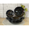 Тарілка супова 20см Luminarc Zelie Black V7146
