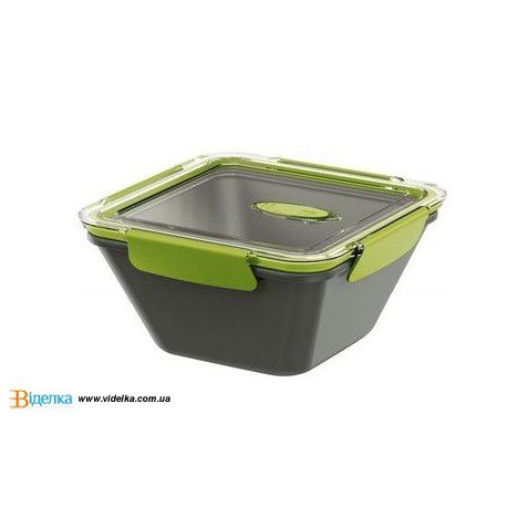 Контейнер EMSA BENTO BOX серо-зеленый, 1,5л EM 513953