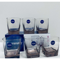 Набір склянок низьких 300мл/6шт Luminarc Sterling Ice Pink J5388