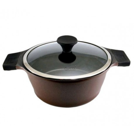 Кастрюля SNAKE 28х11,5 см 6,8 л с крышкой Gipfel 2359