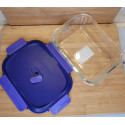 Ємність для їжі прямокутна 1040мл Luminarc Pure Box Click Clack X0086