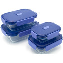 Ємність для їжі прямокутна 1040мл Luminarc Pure Box Click Clack X0086