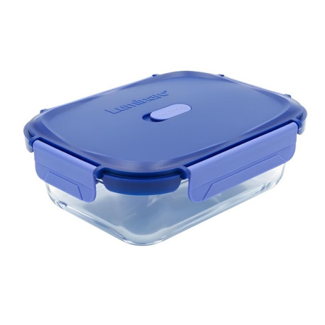 Ємність для їжі прямокутна 1520мл Luminarc Pure Box Click Clack X0085