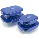 Ємність для їжі прямокутна 1520мл Luminarc Pure Box Click Clack X0085
