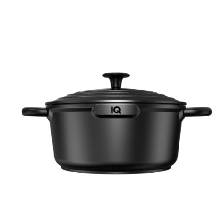 Каструля 18см/1.7л IQ Be Simple алюмінієва з кришкою (IQ-2049-18)