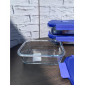 Ємність для їжі прямокутна 1040мл Luminarc Pure Box Click Clack X0086