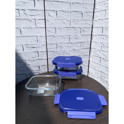 Ємність для їжі прямокутна 1520мл Luminarc Pure Box Click Clack X0085