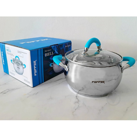 Каструля 4,7л/22см Pepper Bell PR-1112-22