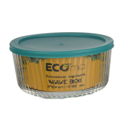 Контейнер з боросилікатного скла 1780мл Ecomo Wave Box (3CC180-4H)