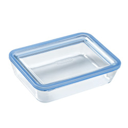 Форма з жароміцного скла з кришкою 0,8л Pyrex Glass (241A000/8046)