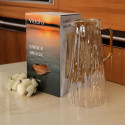 Глечик скляний 1,7л Brook Amber Vittora VT-5905-1700