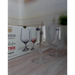 Набір келихів для коньяку 590мл/6шт Bohemia Strix (Dora) 1SF73 /590