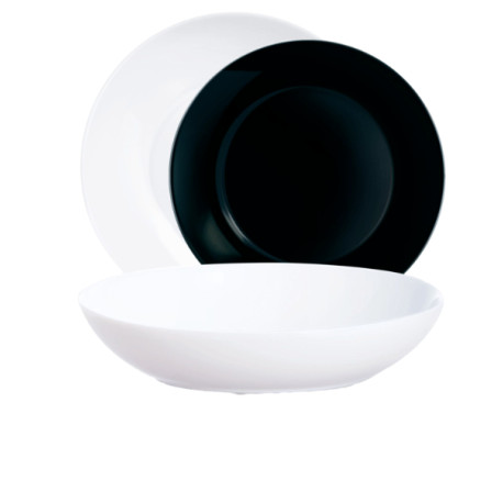 Сервіз столовий 18 предметів Luminarc Apy Black&White (X1990)