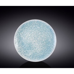 Тарілка обідня кругла 21см Wilmax Coral Blue Graphics WL-671603 / A