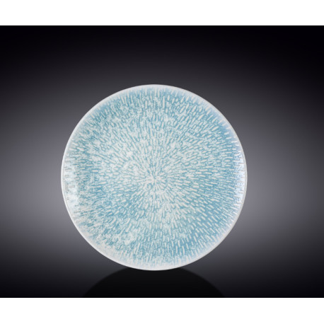 Тарілка обідня кругла 21см Wilmax Coral Blue Graphics WL-671603 / A