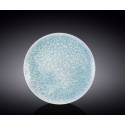 Тарілка обідня кругла 21см Wilmax Coral Blue Graphics WL-671603 / A