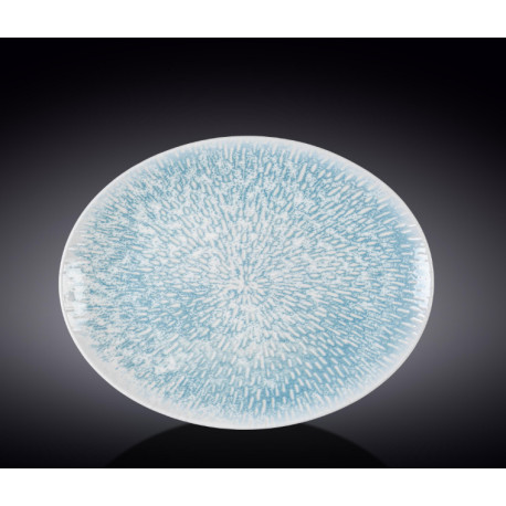 Блюдо плоске овальне 31х24см Wilmax Coral Blue Graphics WL-671635 / A
