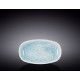 Wilmax.Coral Blue.Graphics.Блюдо поглиблене овальне 16х9см