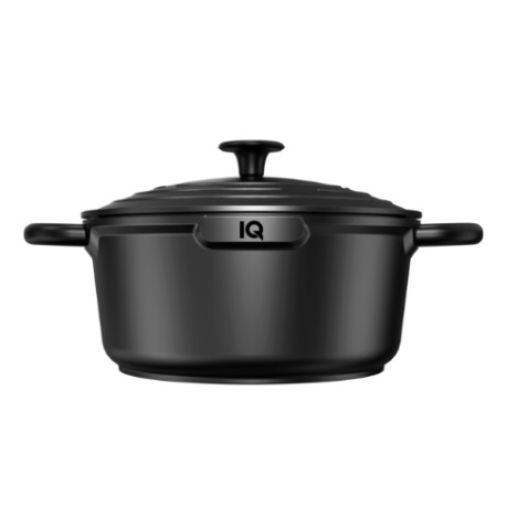 Каструля 24см/4.2 л IQ Be Simple алюмінієва з кришкою (IQ-2049-24)