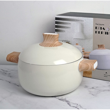 Каструля 20х10,5см/3л Біла перлина Pepper PR-2303-20