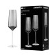 Набір келихів для шампанського 270мл/2шт Ardesto Black Mars Alcor AR2627GF