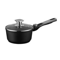 Ківш зі скляною кришкою 1,3л/16см Ardesto Gemini Bari AR1913AS