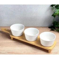 Набір соусників на підставці 150мл/3шт Ardesto Midor AR0926S