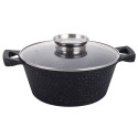 Каструля 2л/20см Zauberg Мармур чорна 8020 B