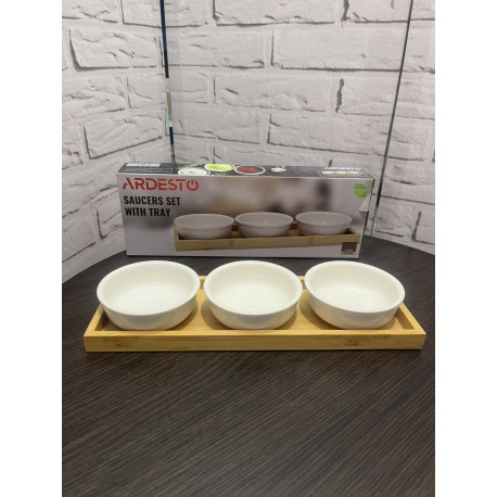 Набір соусників на підставці 160мл/3шт Ardesto Midor AR0924S