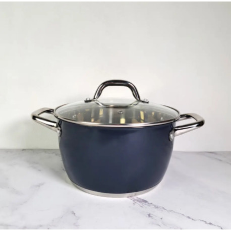 Каструля 2,4л/18х10,5см Crocus Pepper PR-2404-18